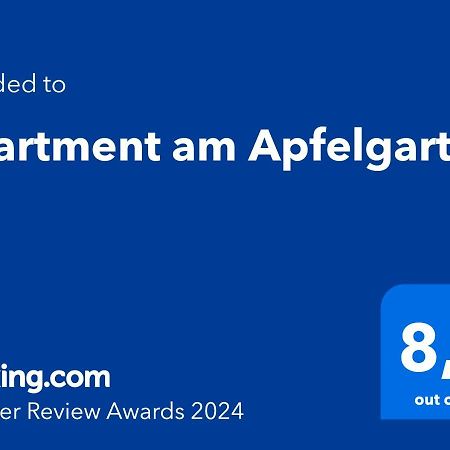 Apartment Am Apfelgarten シュヴァルムシュテット エクステリア 写真